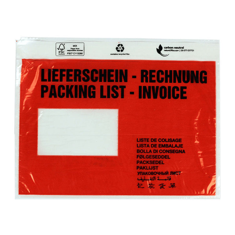 Følgeseddelslommer