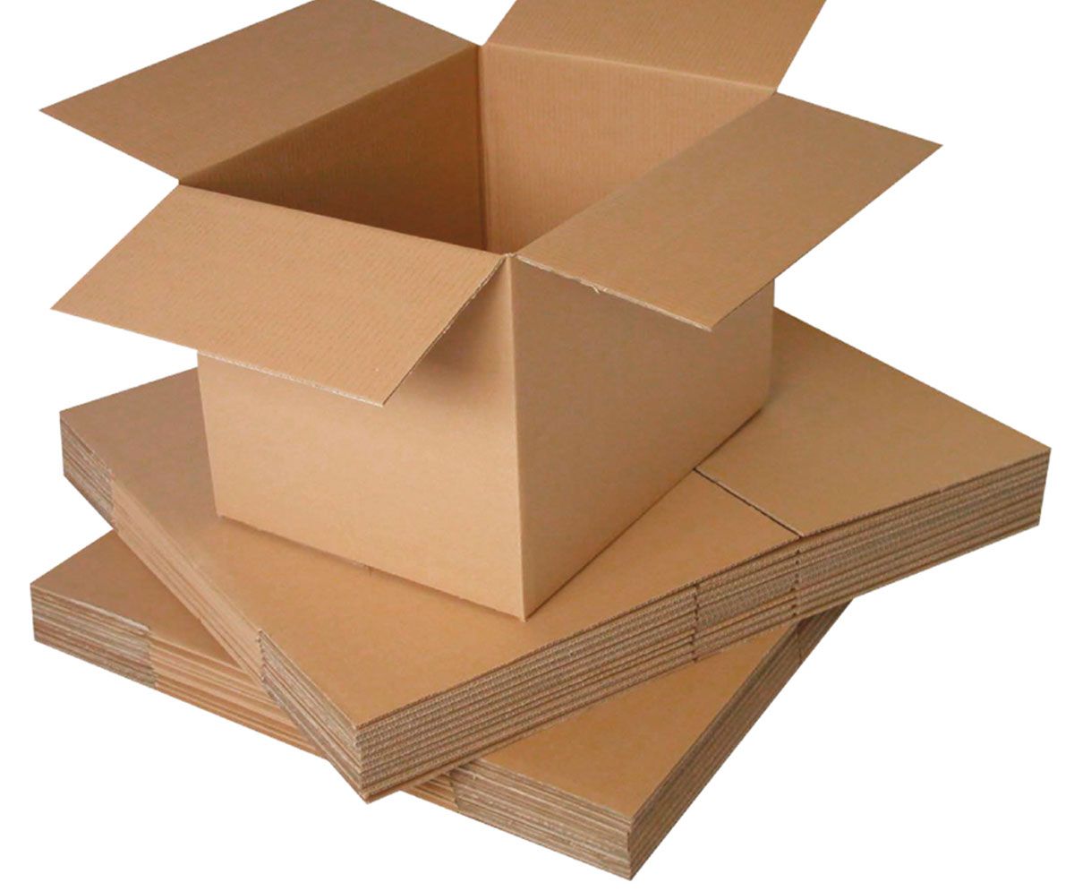 Bølgepapkasse 379 x 284 x 165 mm C