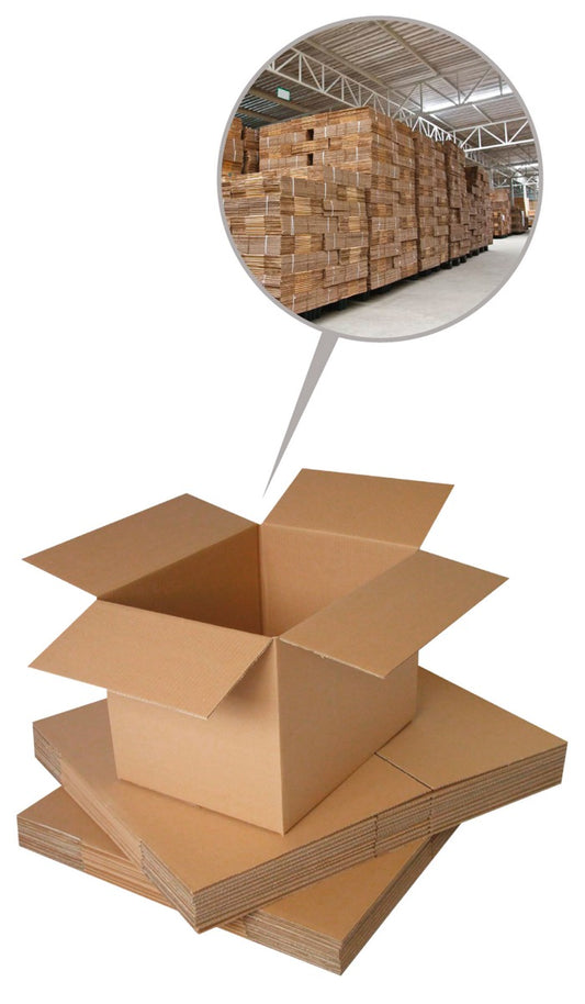 'VELPAK' Bølgepapkasse - 540x290x160mm - 25L