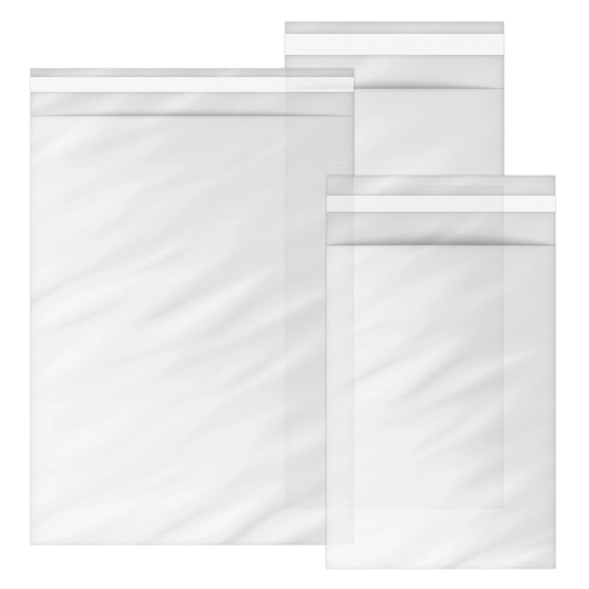 Postordrepose Klar 350 x 460 +40mm, 40my